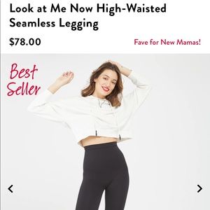 Spanx Look At Me Now Seamless Leggings - Black